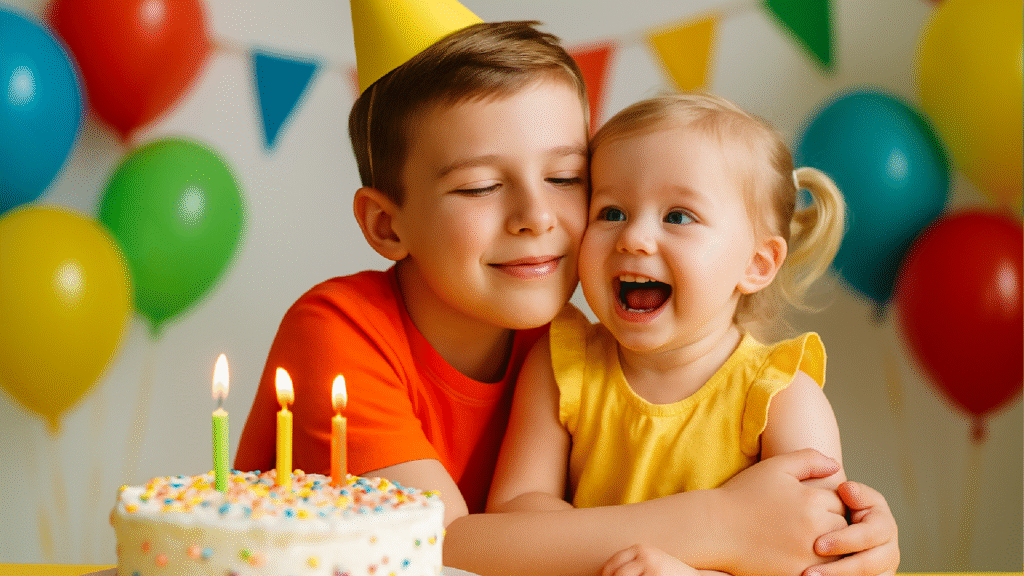 Imagem ilustrativa sobre Festa Infantil com Irmãos de Idades Diferentes: Como Adaptar