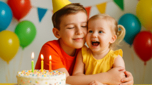 Imagem ilustrativa sobre Festa Infantil com Irmãos de Idades Diferentes: Como Adaptar
